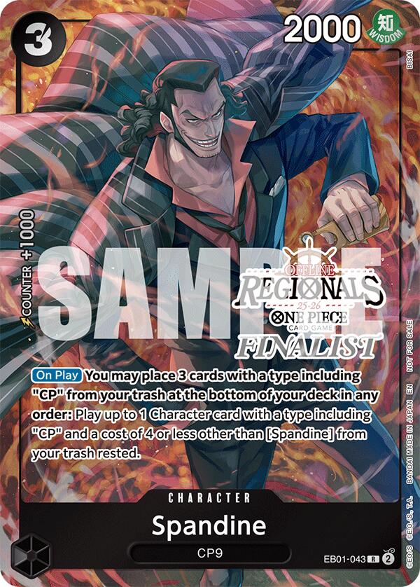 Spandine (Offline Regional Finalist Card Set 2025 Vol.1) [One Piece Promotion Cards] | Total Play