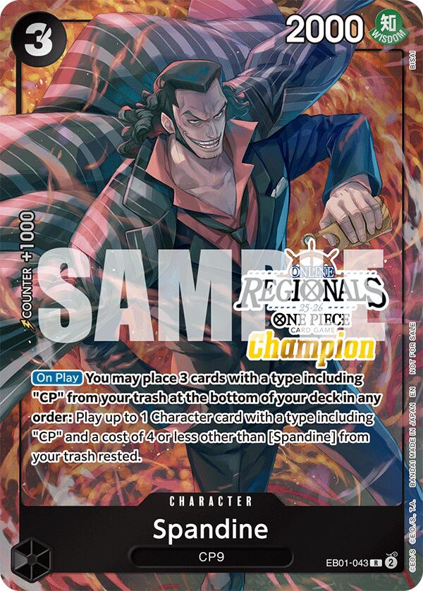 Spandine (Offline Regional Champion Card Set 2025 Vol.1) [One Piece Promotion Cards] | Total Play