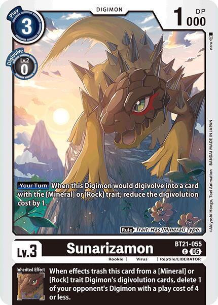 Sunarizamon [BT21-055] [World Convergence] | Total Play