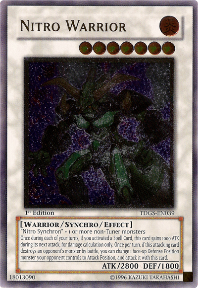 Nitro Warrior [TDGS-EN039] Ultimate Rare | Total Play