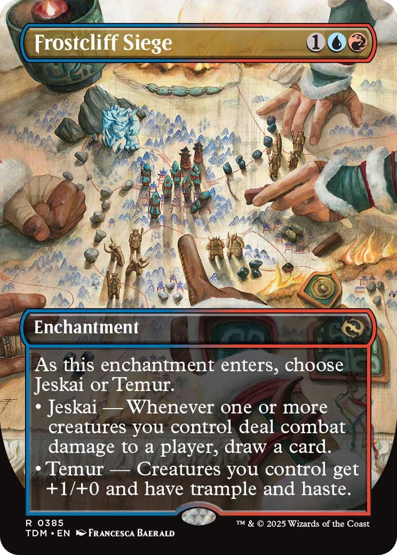 Frostcliff Siege (Borderless) [Tarkir: Dragonstorm] | Total Play