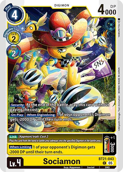 Sociamon [BT21-043] [World Convergence] | Total Play