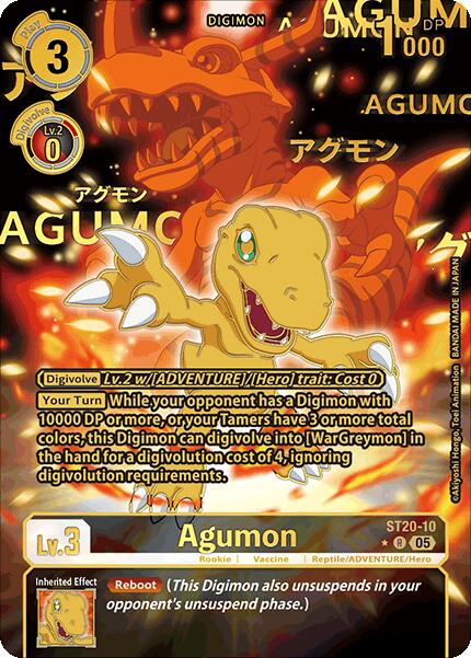 Agumon [ST20-10] (Rare Pull) [Starter Deck: Protector of Light] | Total Play