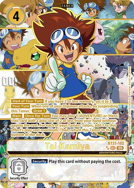 Tai Kamiya [BT21-102] (Rare Pull) [World Convergence] | Total Play