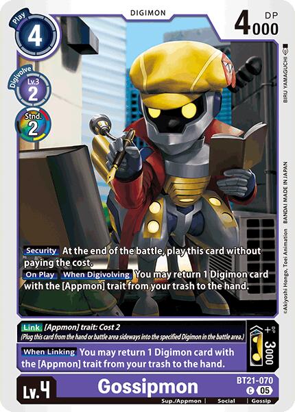 Gossipmon [BT21-070] [World Convergence] | Total Play
