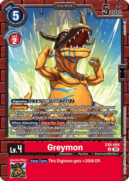 Greymon [EX9-009] [Versus Monsters] | Total Play