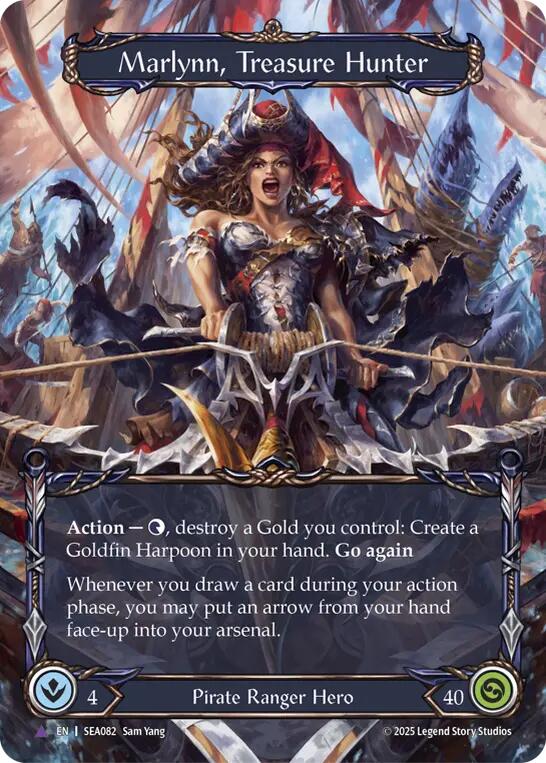 Marlynn, Treasure Hunter (Marvel) [SEA082] (High Seas)  Cold Foil | Total Play