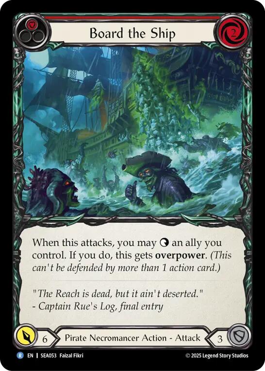 Board the Ship [SEA053] (High Seas)  Rainbow Foil | Total Play