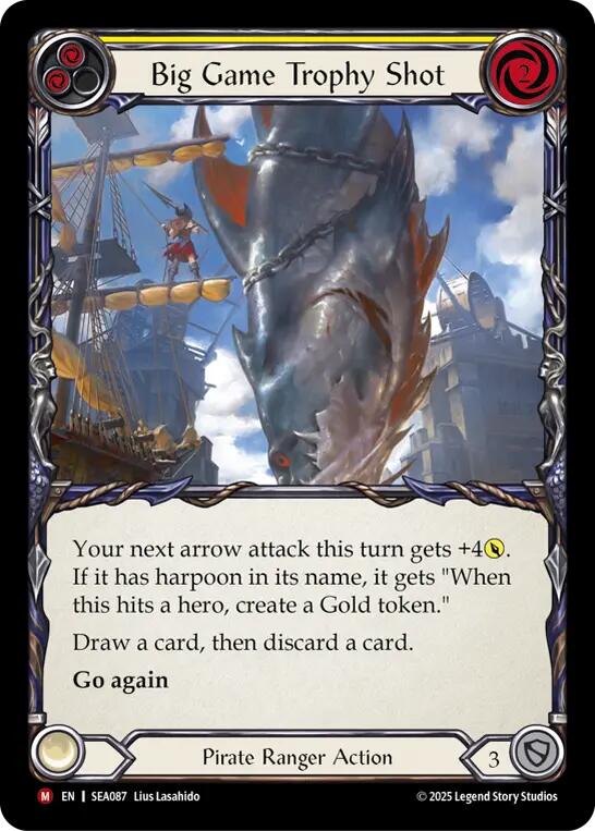 Big Game Trophy Shot [SEA087] (High Seas)  Rainbow Foil | Total Play