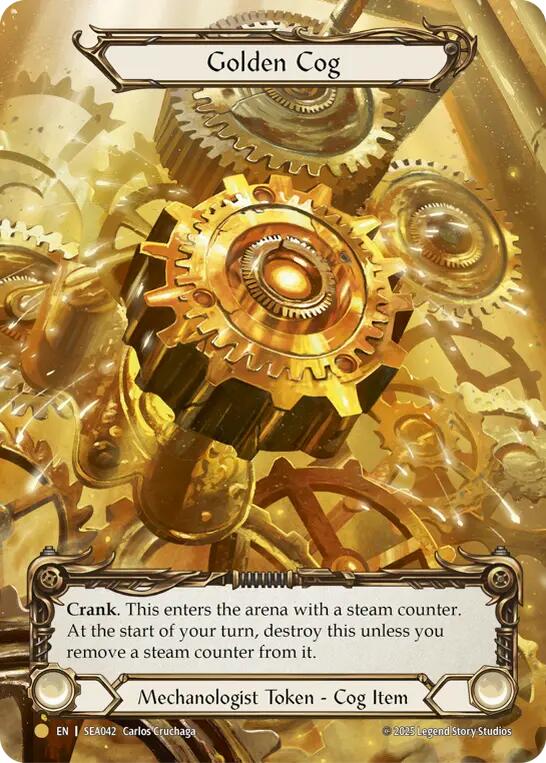 Golden Cog (Marvel) [SEA042] (High Seas)  Rainbow Foil | Total Play