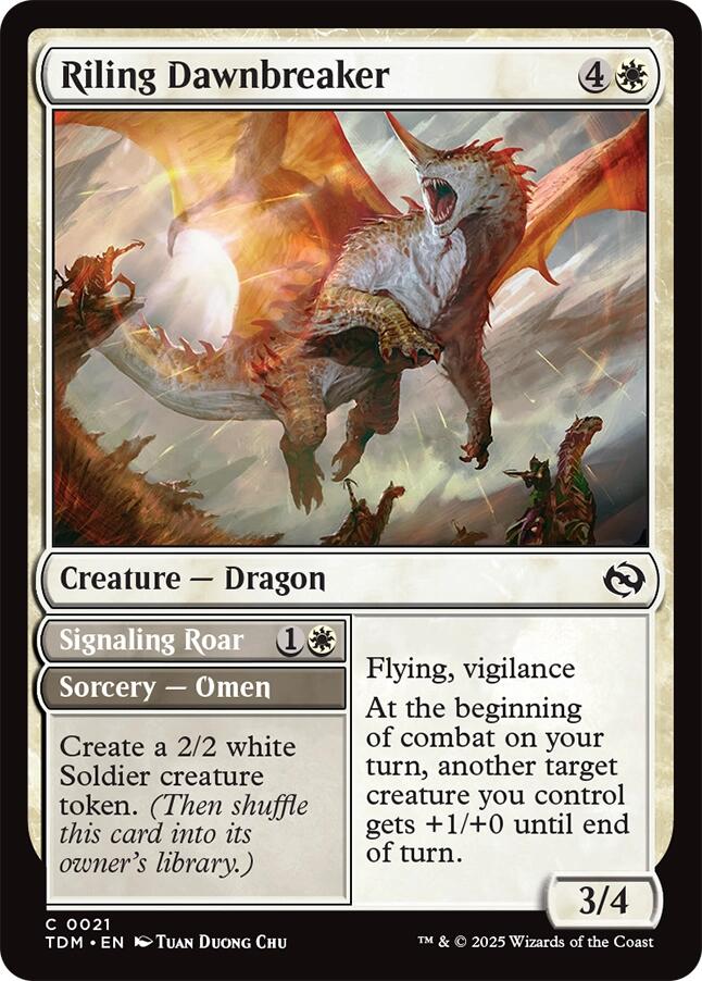 Riling Dawnbreaker [Tarkir: Dragonstorm] | Total Play