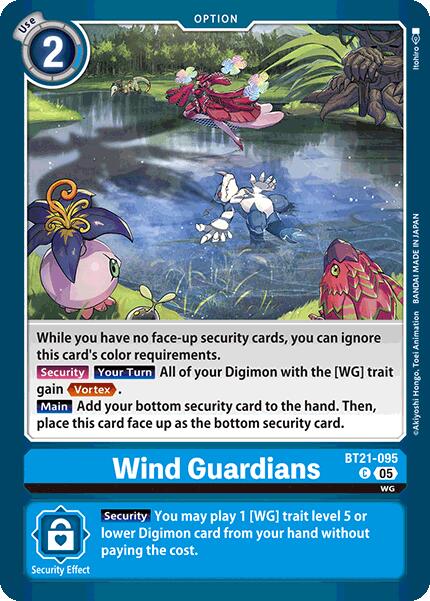 Wind Guardians [BT21-095] [World Convergence] | Total Play