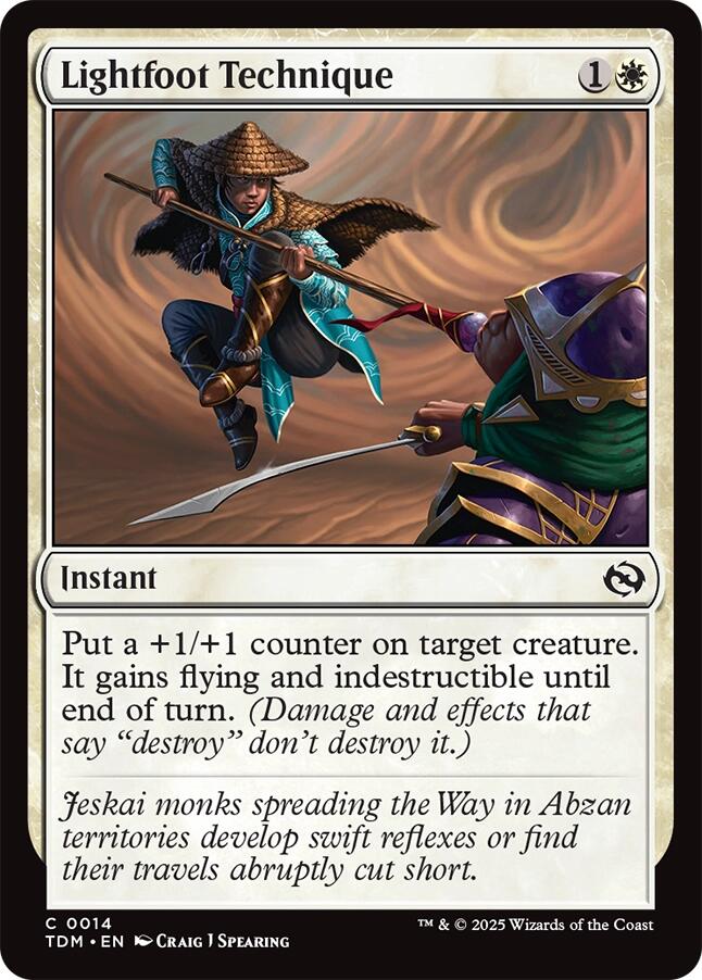 Lightfoot Technique [Tarkir: Dragonstorm] | Total Play