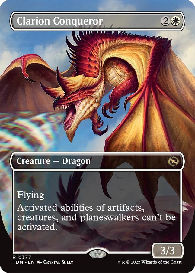 Clarion Conqueror (Borderless) [Tarkir: Dragonstorm] | Total Play