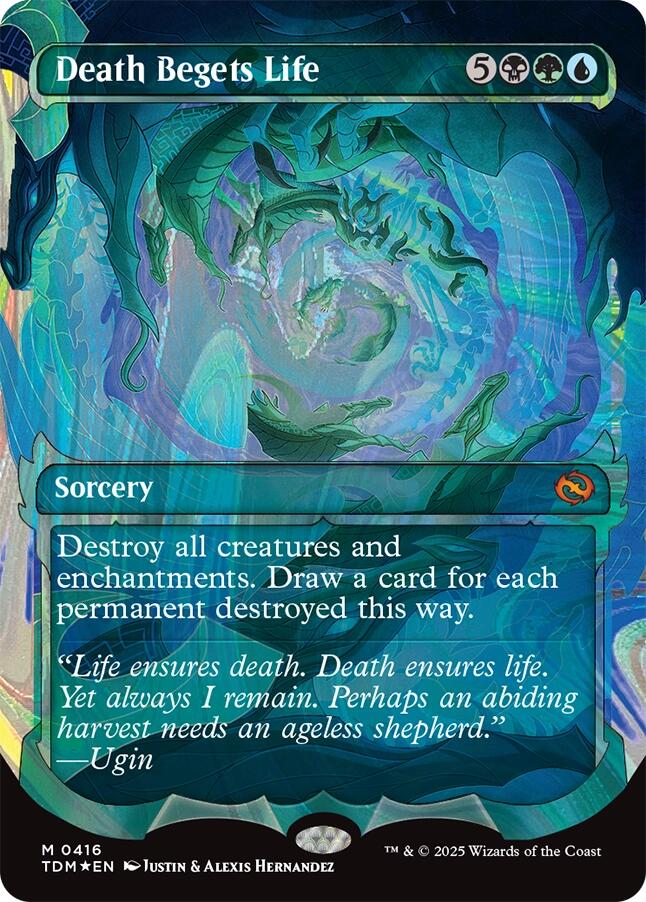 Death Begets Life (Showcase) (Halo Foil) [Tarkir: Dragonstorm] | Total Play