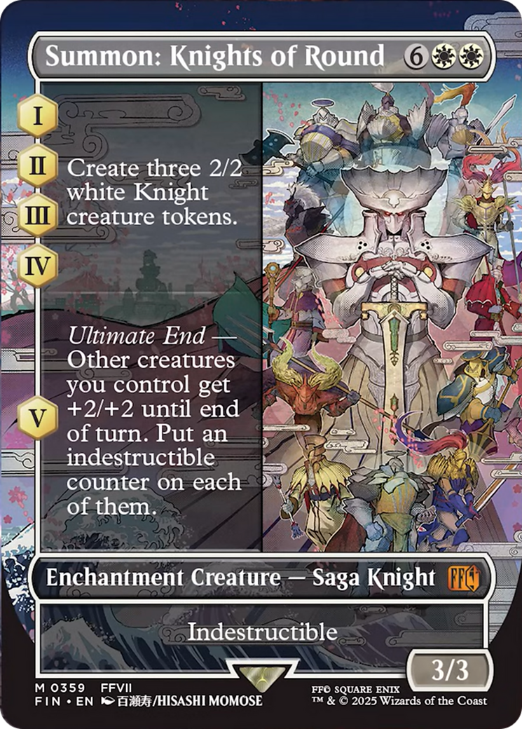 Summon: Knights of Round (Borderless) [FINAL FANTASY] | Total Play