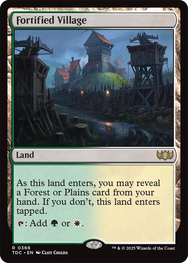 Fortified Village [Tarkir: Dragonstorm Commander] | Total Play