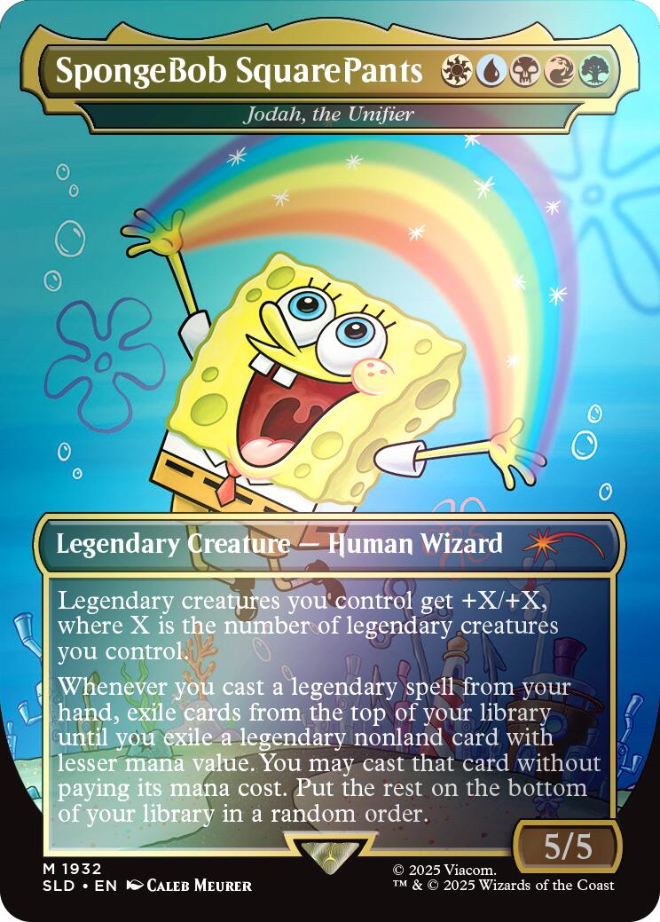 SpongeBob SquarePants - Jodah, the Unifier (Rainbow Foil) [Secret Lair Drop Series] | Total Play