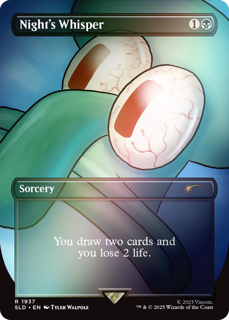 Night's Whisper (Rainbow Foil) [Secret Lair Drop Series] | Total Play