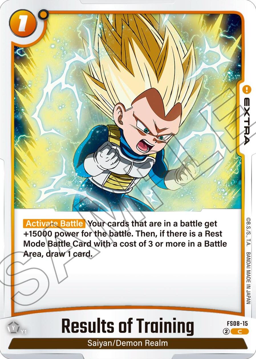 Results of Training [Starter Deck: Vegeta (Mini) Super Saiyan 3] | Total Play