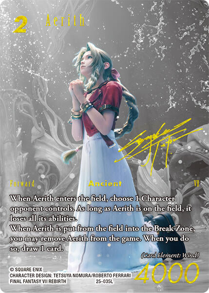 Aerith (Full Art Signature) [Tears of the Planet] | Total Play
