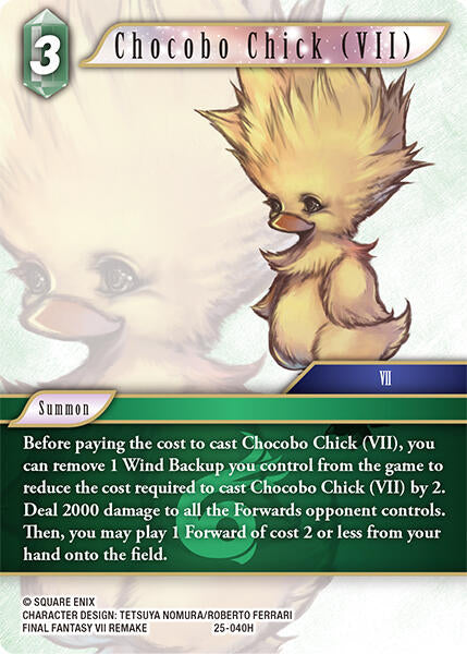 Chocobo Chick (VII) [Tears of the Planet] | Total Play