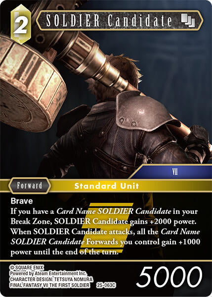 SOLDIER Candidate [Tears of the Planet] | Total Play