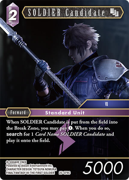 SOLDIER Candidate [Tears of the Planet] | Total Play