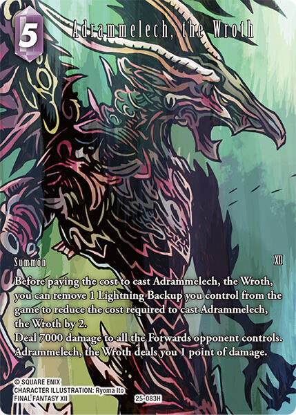 Adrammelech, the Wroth (Full Art) [Tears of the Planet] | Total Play