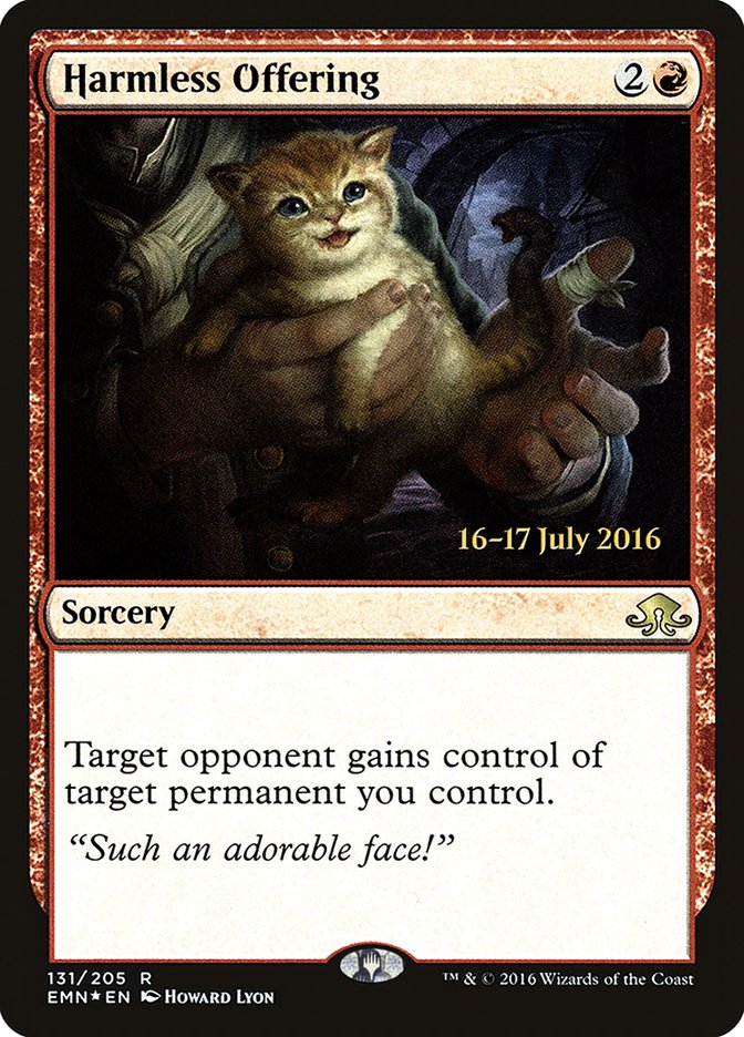 Harmless Offering [Eldritch Moon Prerelease Promos] | Total Play
