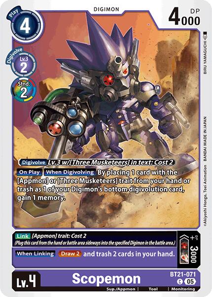 Scopemon [BT21-071] [World Convergence] | Total Play