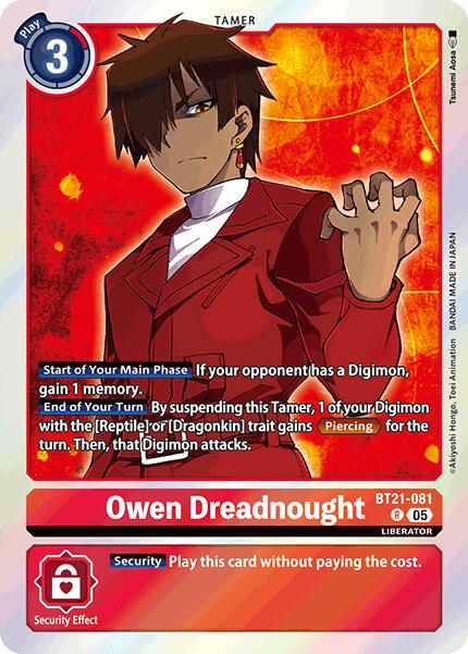 Owen Dreadnought [BT21-081] [World Convergence] | Total Play