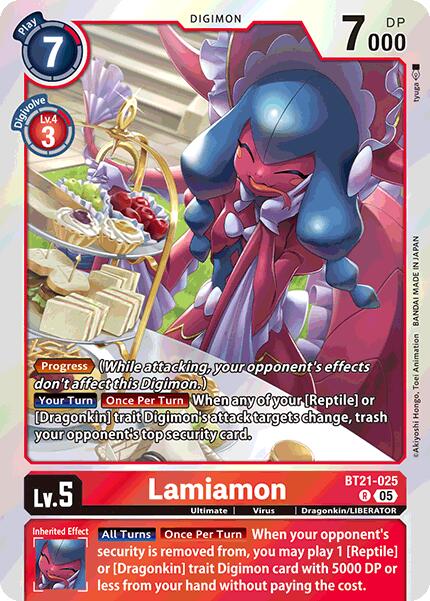 Lamiamon [BT21-025] [World Convergence] | Total Play