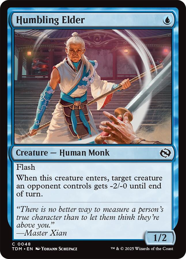 Humbling Elder [Tarkir: Dragonstorm] | Total Play