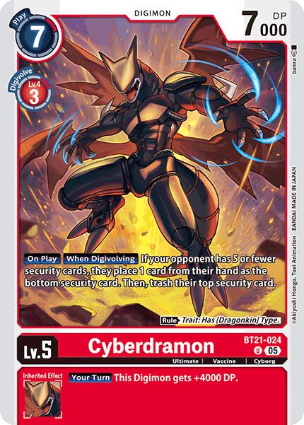 Cyberdramon [BT21-024] [World Convergence] | Total Play