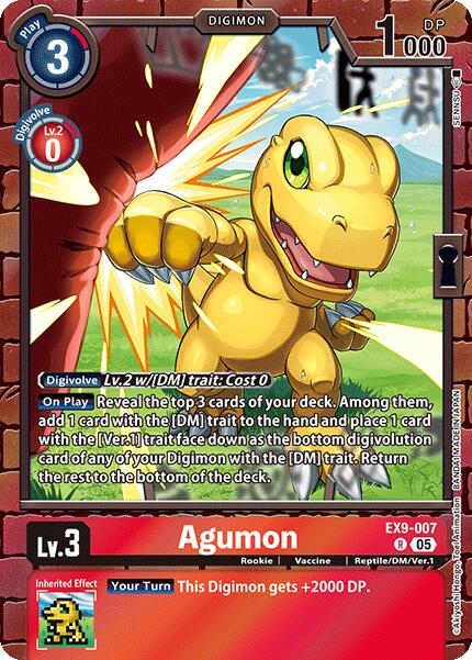 Agumon [EX9-007] [Versus Monsters] | Total Play