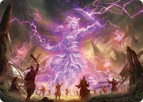 Smile at Death Art Card (4/54) [Tarkir: Dragonstorm Art Series] | Total Play
