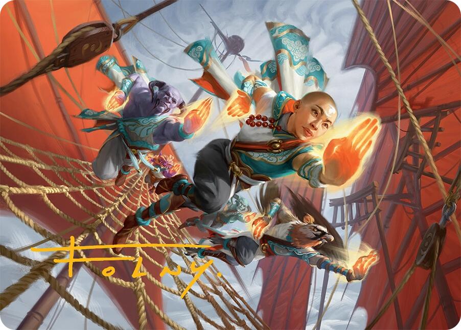 Aligned Heart Art Card (52/54) (Gold-Stamped Signature) [Tarkir: Dragonstorm Art Series] | Total Play