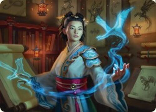 Dragonologist Art Card (6/54) [Tarkir: Dragonstorm Art Series] | Total Play