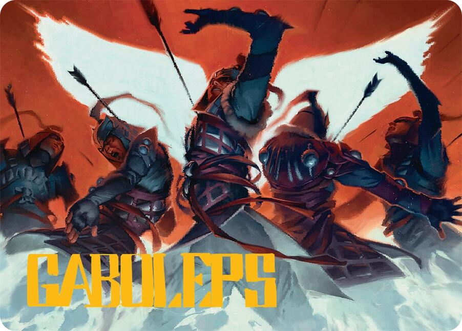 Desperate Measures Art Card (11/54) (Gold-Stamped Signature) [Tarkir: Dragonstorm Art Series] | Total Play