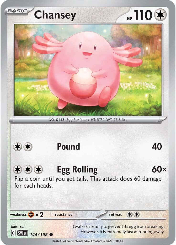 Chansey (144/198) [Scarlet & Violet: Base Set] | Total Play