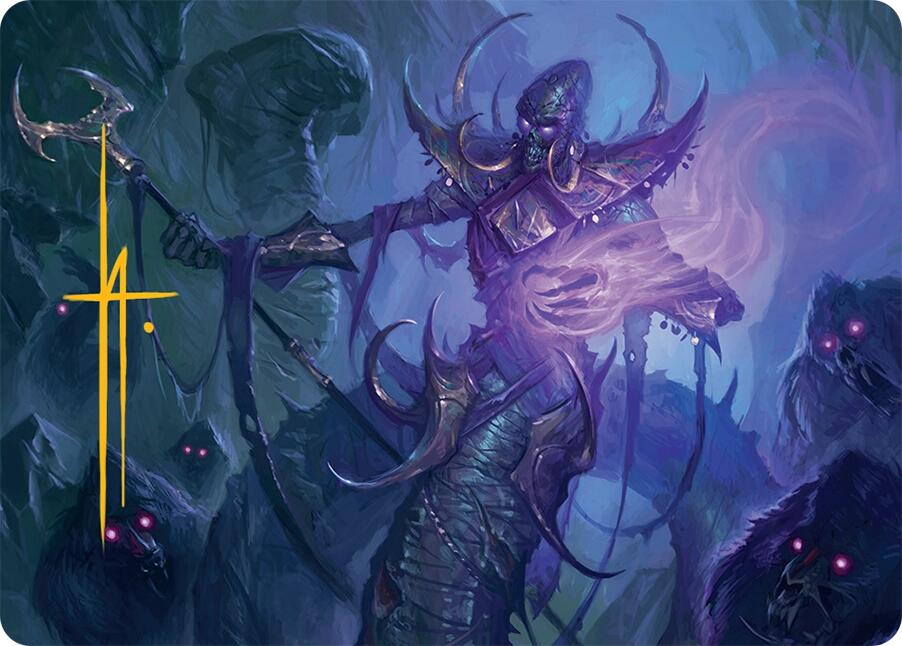 Sidisi, Regent of the Mire Art Card (14/54) (Gold-Stamped Signature) [Tarkir: Dragonstorm Art Series] | Total Play