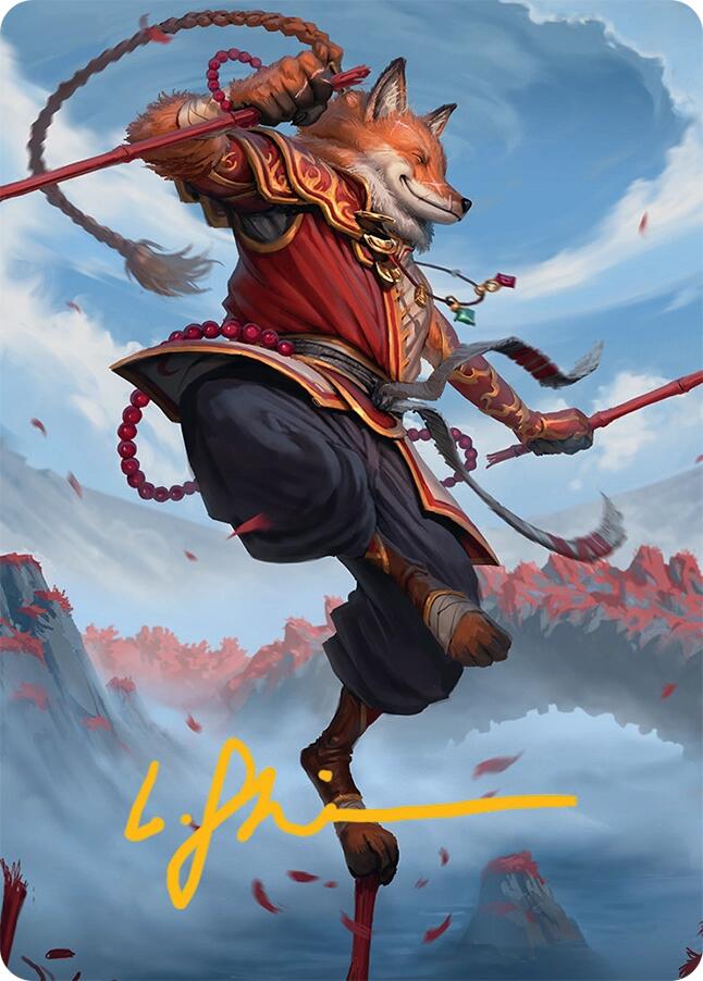 Equilibrium Adept Art Card (16/54) (Gold-Stamped Signature) [Tarkir: Dragonstorm Art Series] | Total Play