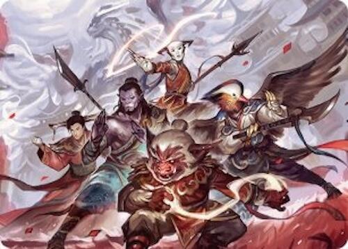 Will of the Jeskai Art Card (54/54) [Tarkir: Dragonstorm Art Series] | Total Play