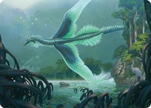 Teval, Arbiter of Virtue Art Card (26/54) [Tarkir: Dragonstorm Art Series] | Total Play