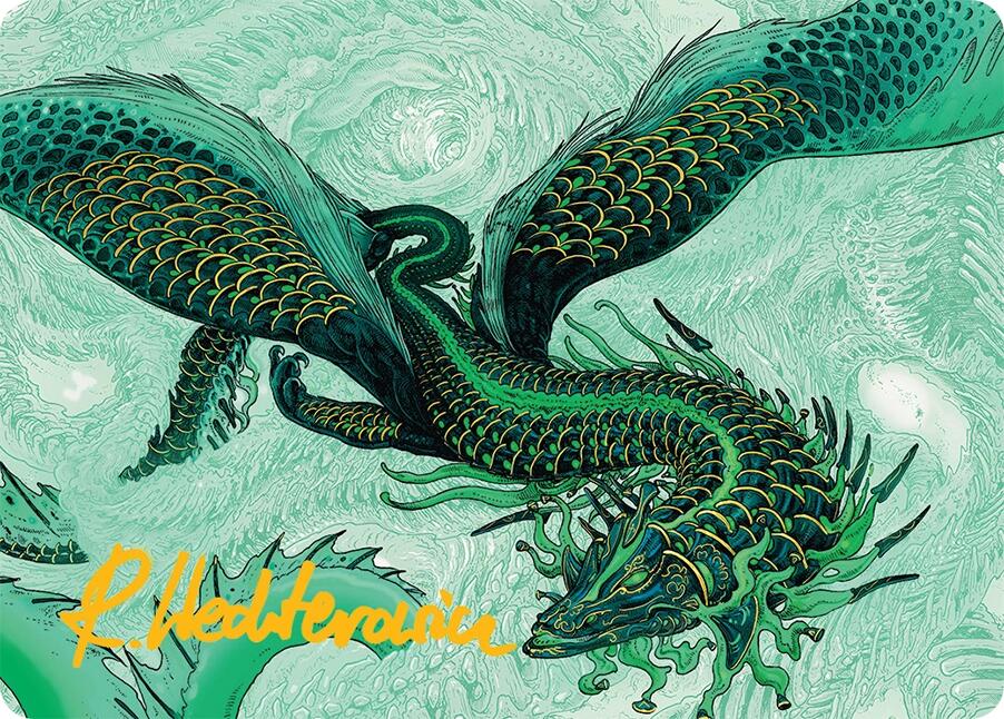 Teval, Arbiter of Virtue Art Card (38/54) (Gold-Stamped Signature) [Tarkir: Dragonstorm Art Series] | Total Play