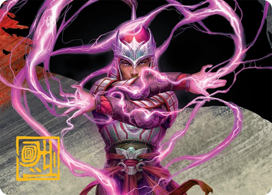 All-Out Assault Art Card (43/54) (Gold-Stamped Signature) [Tarkir: Dragonstorm Art Series] | Total Play