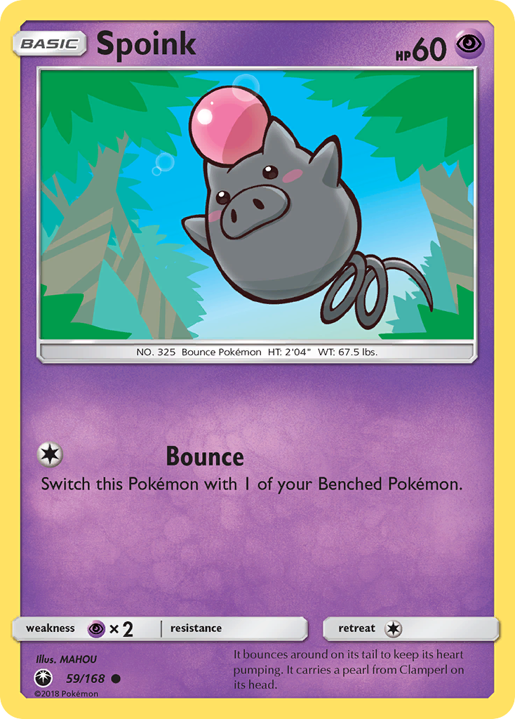 Spoink (59/168) [Sun & Moon: Celestial Storm] | Total Play