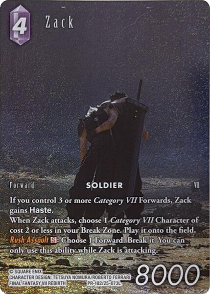 Zack (Full Art) [Tears of the Planet] | Total Play