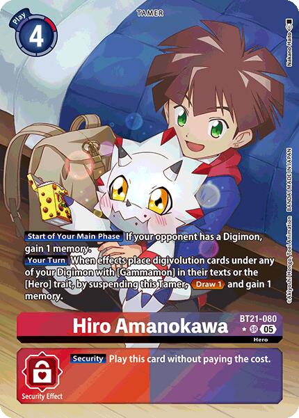 Hiro Amanokawa [BT21-080] (Alternate Art) [World Convergence] | Total Play